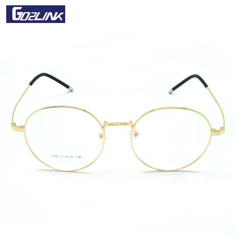 Близорукость Рамки ручной Творческий Очки Титан сплав Для мужчин и женщин Ретро