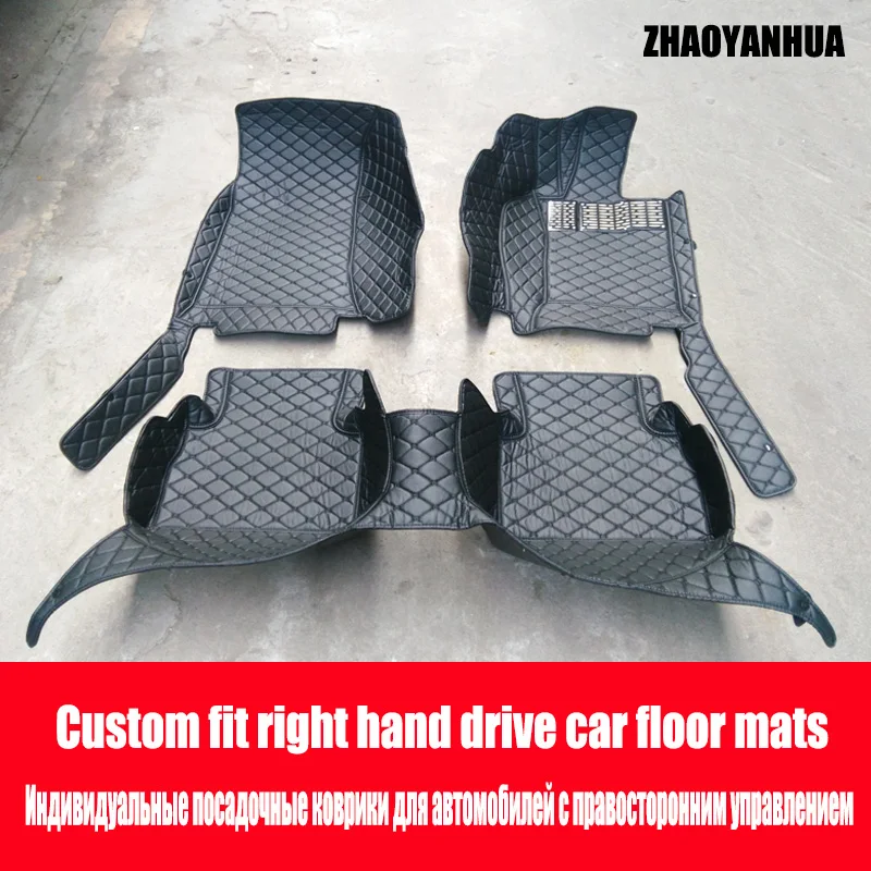 ZHAOYANHUA коврик для автомобиля с правой рукой Toyota Camry Prado RAV4 Corolla Yaris 6D Стайлинг на