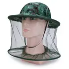 Камуфляжная Защитная шляпа с широкими полями, козырек от солнца, сетчатая шляпа для охоты, пчеловодства, защита от насекомых, козырек от комаров