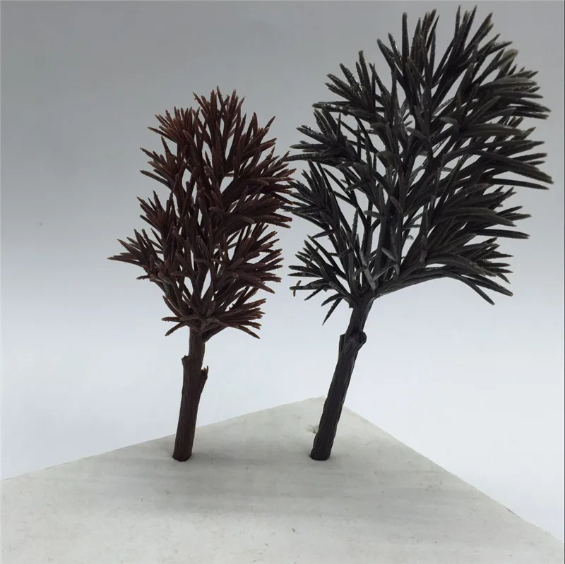 Лучшая цена 10 шт./компл. мини пластик для железной дороги дом парк уличная