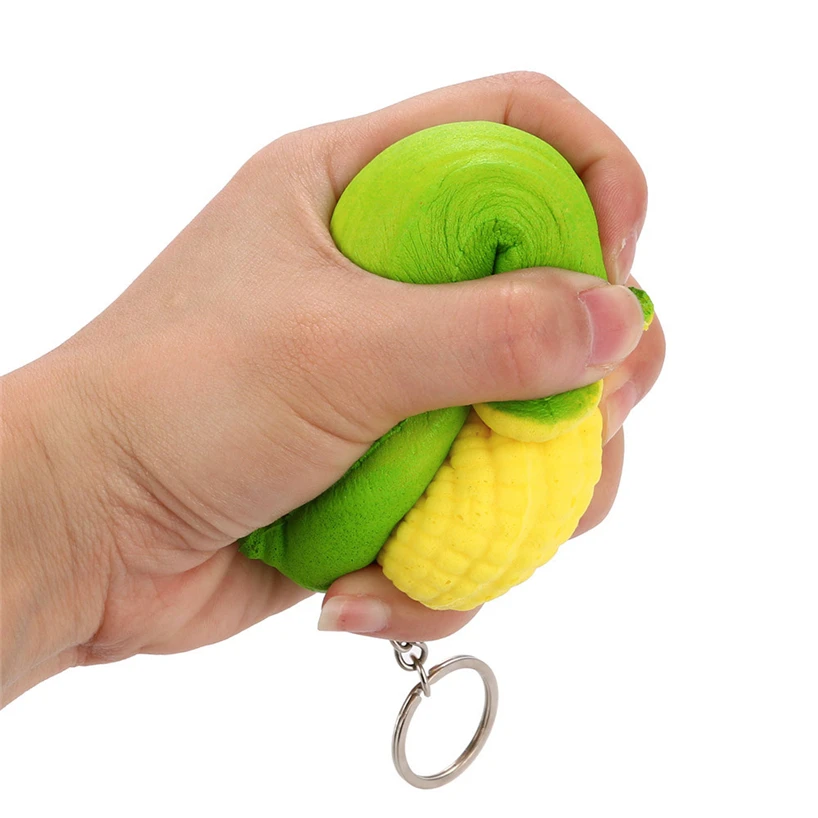 Новинка 2018NEW Squishy Smiley Cute Corn Ароматизированная подвеска медленно поднимающаяся
