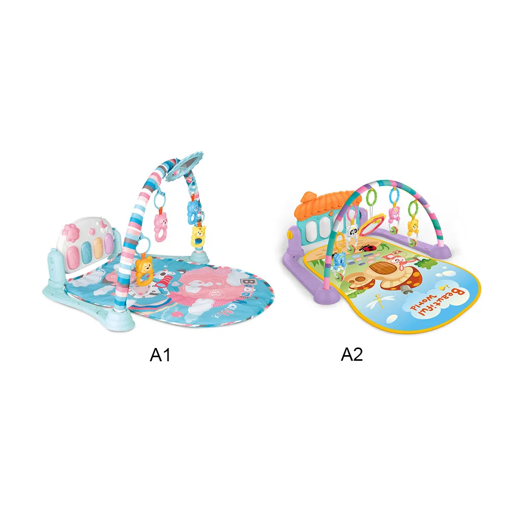 Baby Play Mat Kids Rug Educational Puzzle Carpet With Piano Keyboard And Cute Animal Playmat Gym Crawling Activity Toys | Игрушки и