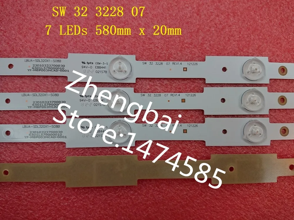 Beented 6 шт./лот новая светодиодная подсветка для SW32 SW 32 3228 07 LBUA SDL320X1 SO8B 7 светодиодов