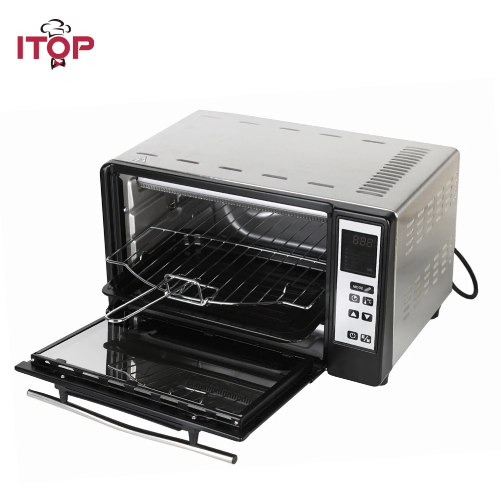 ITOP Новые бытовые инфракрасные духовки 10 л электрический таймер для