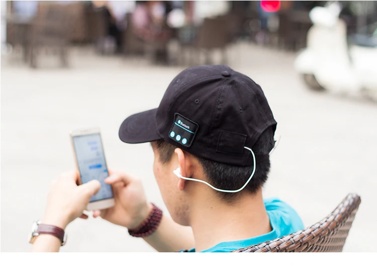 Лидер продаж смарт-телефонов и планшетных Беспроводной Спорт Bluetooth музыка шляпа 2-в-1 Hands-free Кепки Динамик спортивные Бейсбол Кепки гарнитура