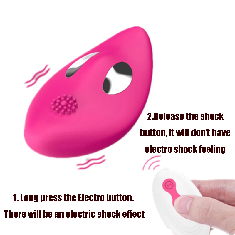 Female Masturbator Electric Shock Pulse Clitoral Vibrator Women Vagina G Spot Vibrating Jump Eggs Electro Vaginal Stimulation |