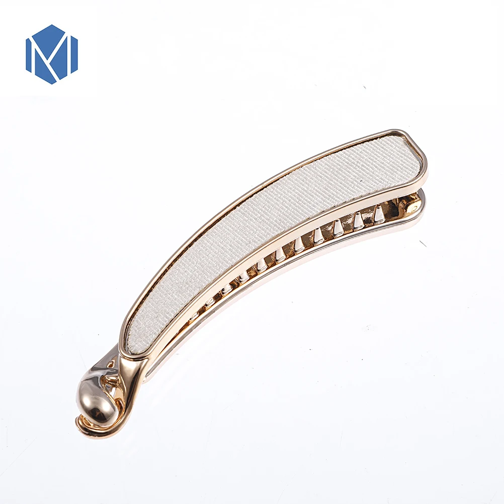 M MISM 1PC Сплошной Тканевый Шпильки Девушка Банановые Заколки Клип Корейский Стиль для Элегантной Женщины с Зубами Аксессуары Для Волос На.