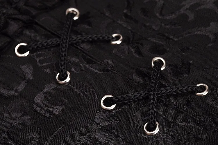 Большие размеры S 6XL сексуальный черный белый корсетный корсет бюстье 2016 женские