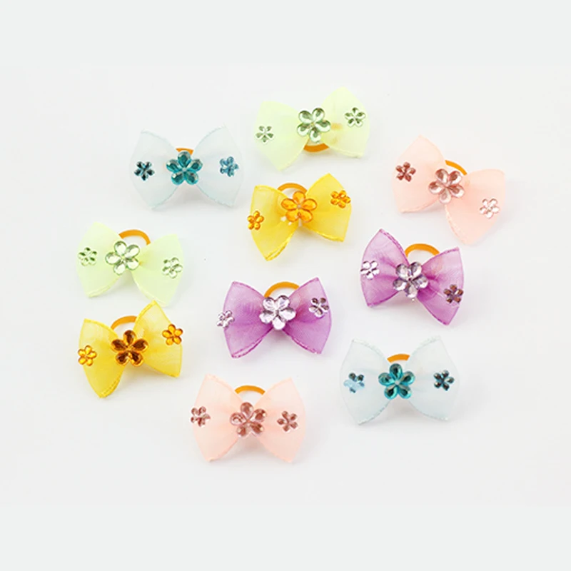 Аксессуары для груминга домашних животных 10 шт./лот случайных цветов товары