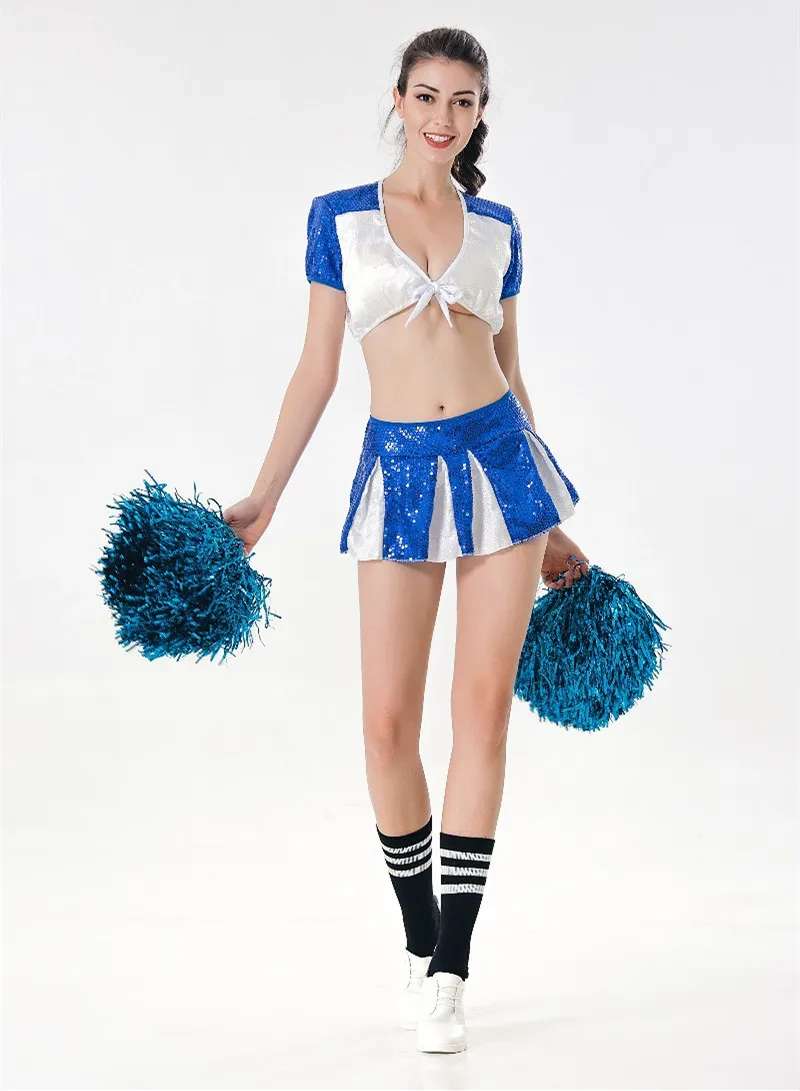 Прямая продажа Спортивная униформа Cheerleader для девушек сексуальная женская