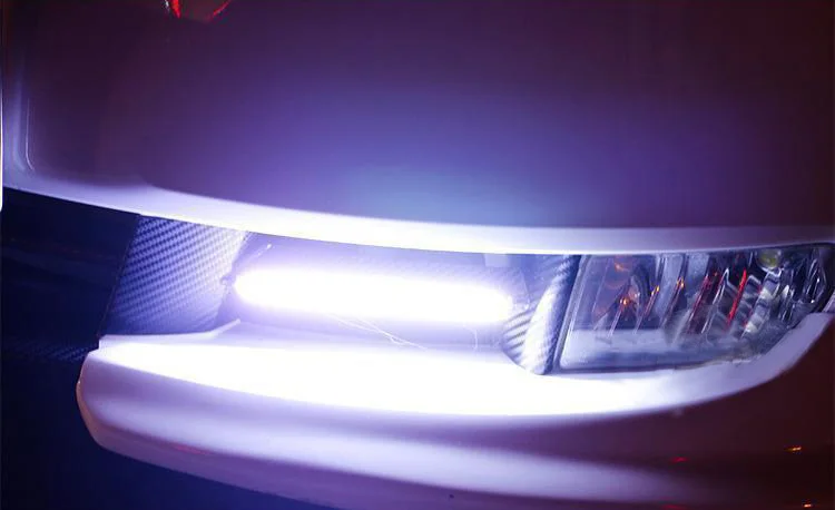 2 шт./лот 100% Водонепроницаемый вел DRL дневные Бег свет бар Парковка лампы для