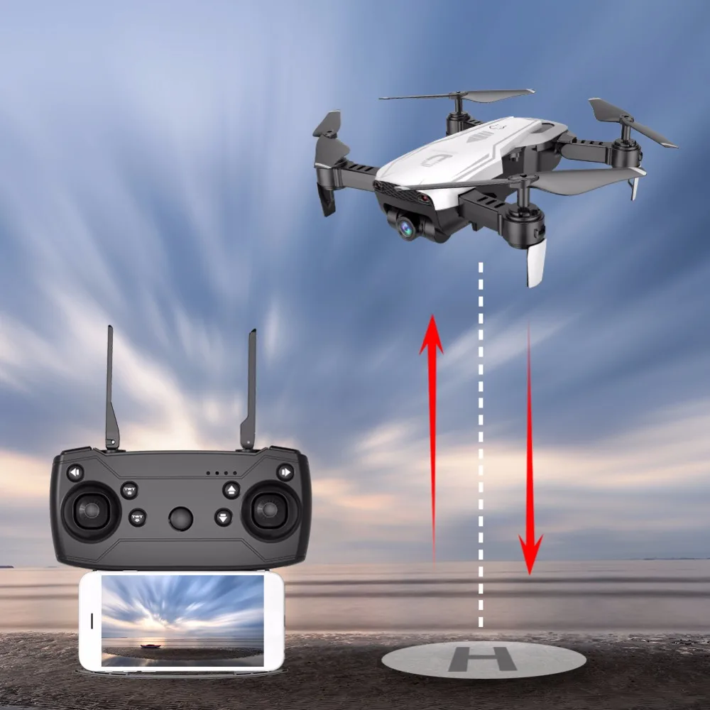 Lamsam x12 Дрон FPV селфи Дрон складной Дрон с камерой 0.3MP/2MP/5MP HD видео Wifi RC Квадрокоптер
