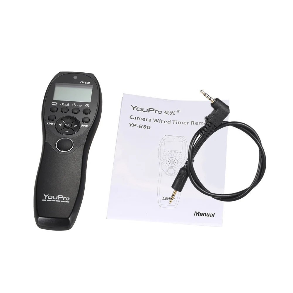 YouPro YP-880 L1 Камера проводной затвор таймером дистанционный пульт с lcd Дисплей для DMC-FZ50 DMC-FZ50K DMC-FZ50S Камера