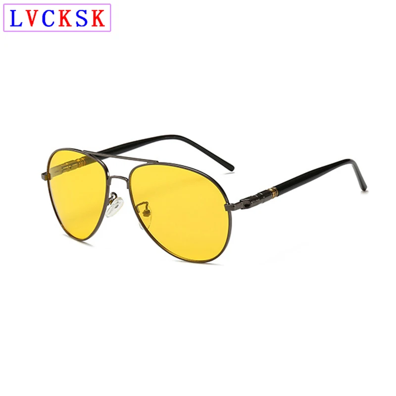 Поляризованные фотохромные очки пилота ночного видения с желтыми стеклами