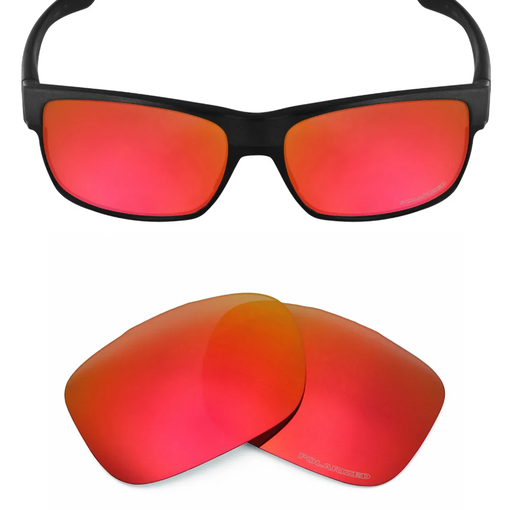 

Mryok+ POLARIZED Resist SeaWater Replacement Lenses for Oakley TwoFace Sunglasses Fire Red