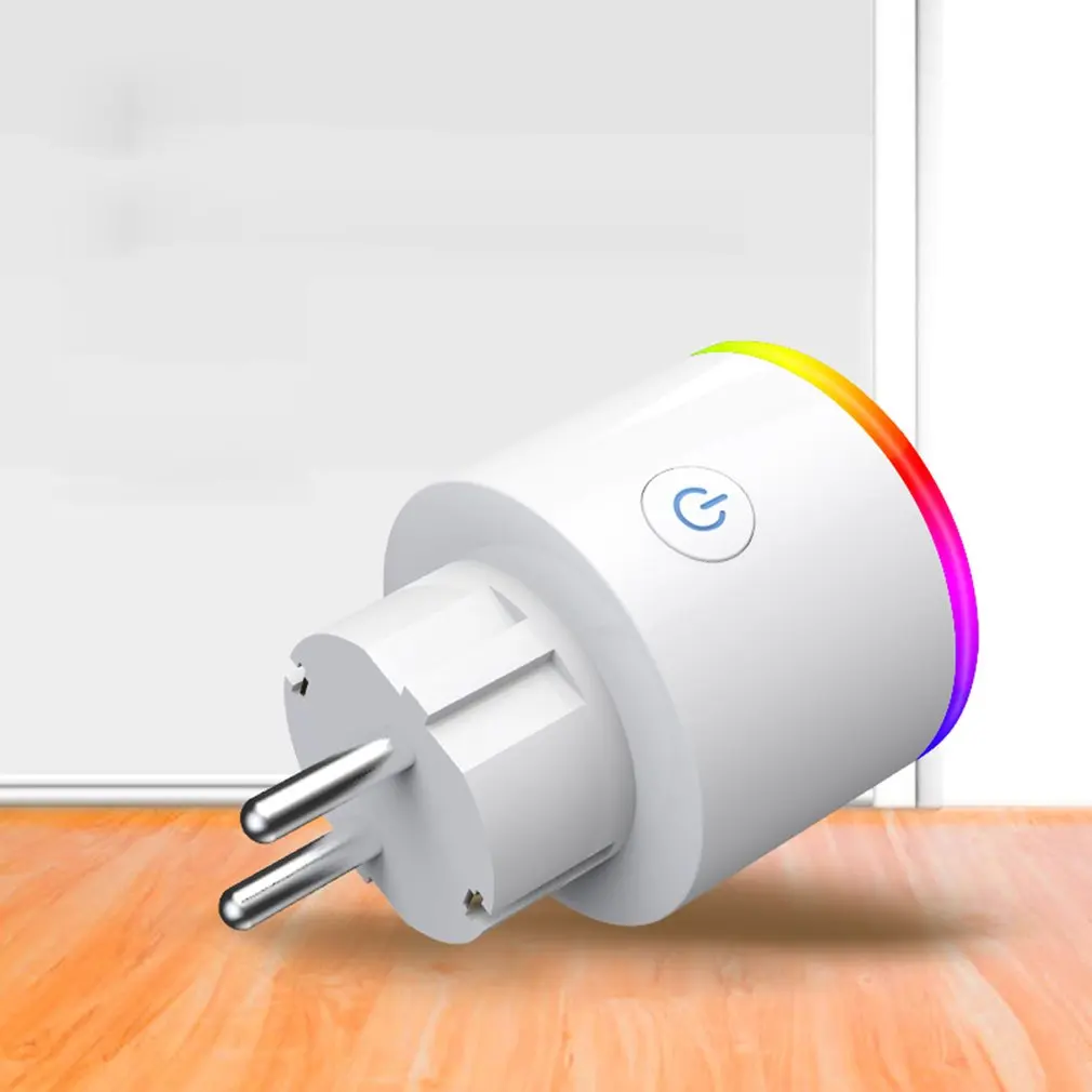 Умная розетка Wifi с выключателем телефон приложение голосовой пульт