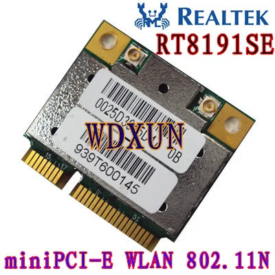 RealTek RTL8191se Hlaf Mini Pci-e wifi плата Беспроводная WLAN карта 802.11b/g/n 2,4 ГГц 150 м