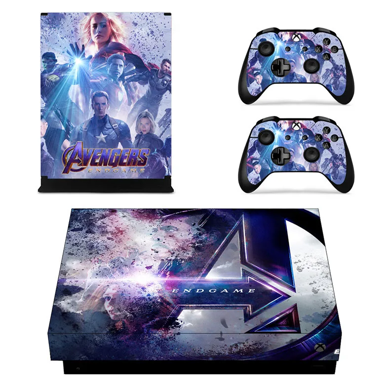 YSX1X2178 Мстители: Endgame наклейка для кожи vinilo adesivo pegatina наклейка s для Microsoft Xbox One X консоль и контроллер скины - Цвет: YSX1X2178