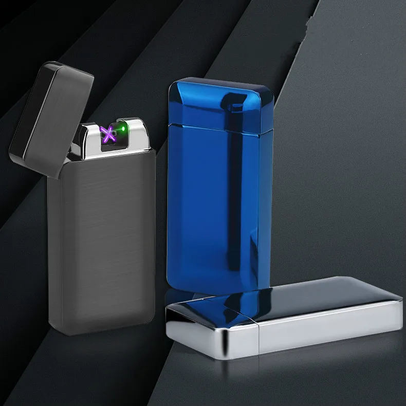 USB двойная дуговая Зажигалка плазменный импульсный лазерный индукционный