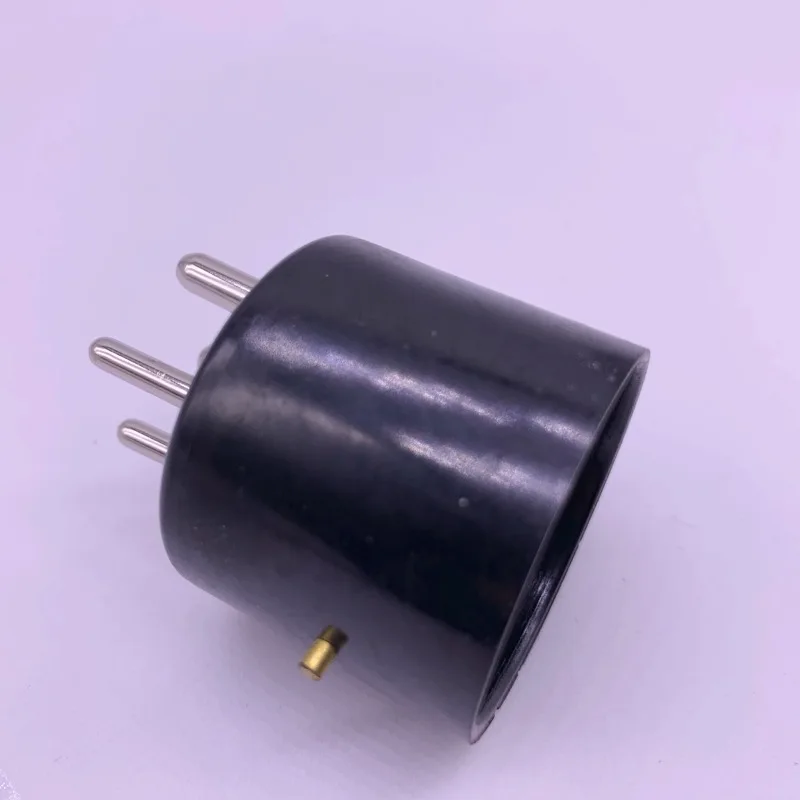 8 шт. бакелитовая трубчатая розетка 4 pin seat tube socket silver foot PCB для усилителя трубки