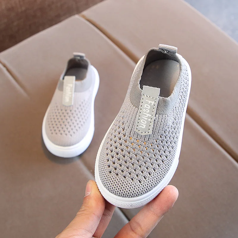 Детская обувь для малышей Повседневное детская Обувь с дышащей сеткой на высоком