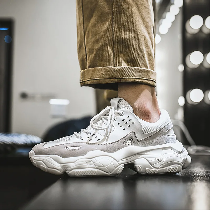 Хип-хоп мужские массивные кроссовки повседневная обувь Tenis Sapato Masculino ретро кеды