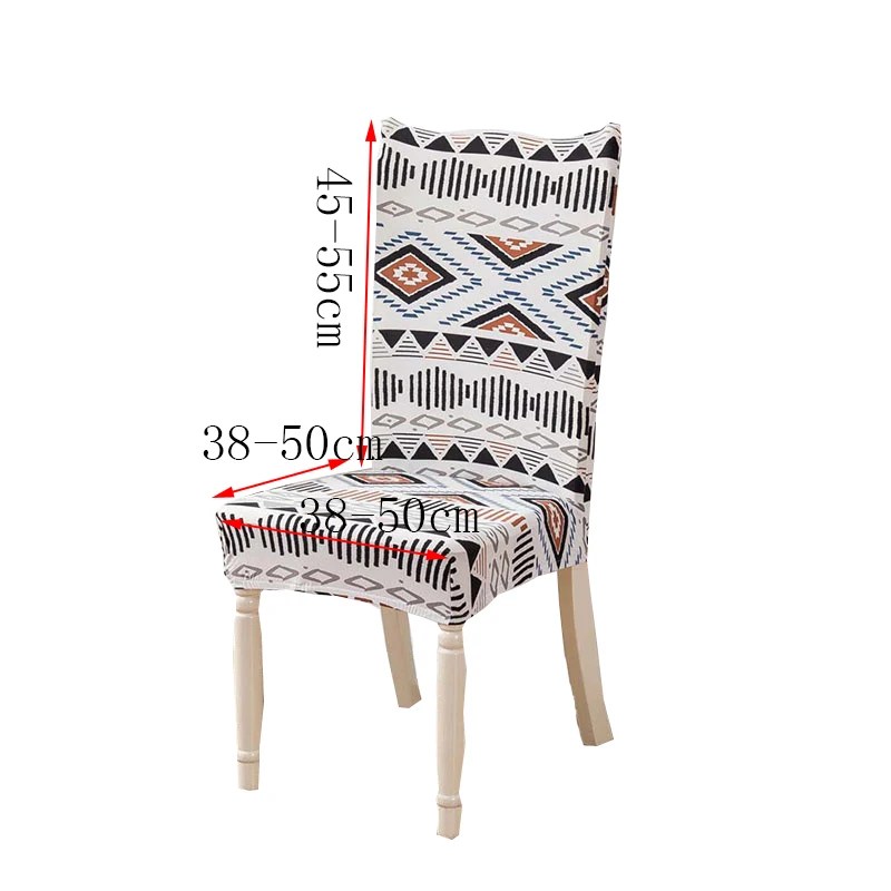 Comwarm чехол для стула столовая спандекс эластичные геометрические чехлы сидений