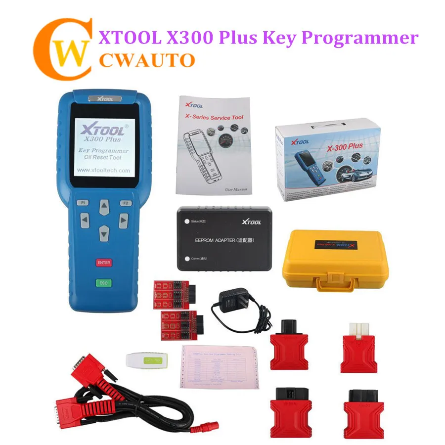 

Оригинальный программатор автомобильных ключей Xtool X300 Plus, инструмент для сброса масла, диагностика двигателя OBD2 с адаптером EEPROM, онлайн обновление