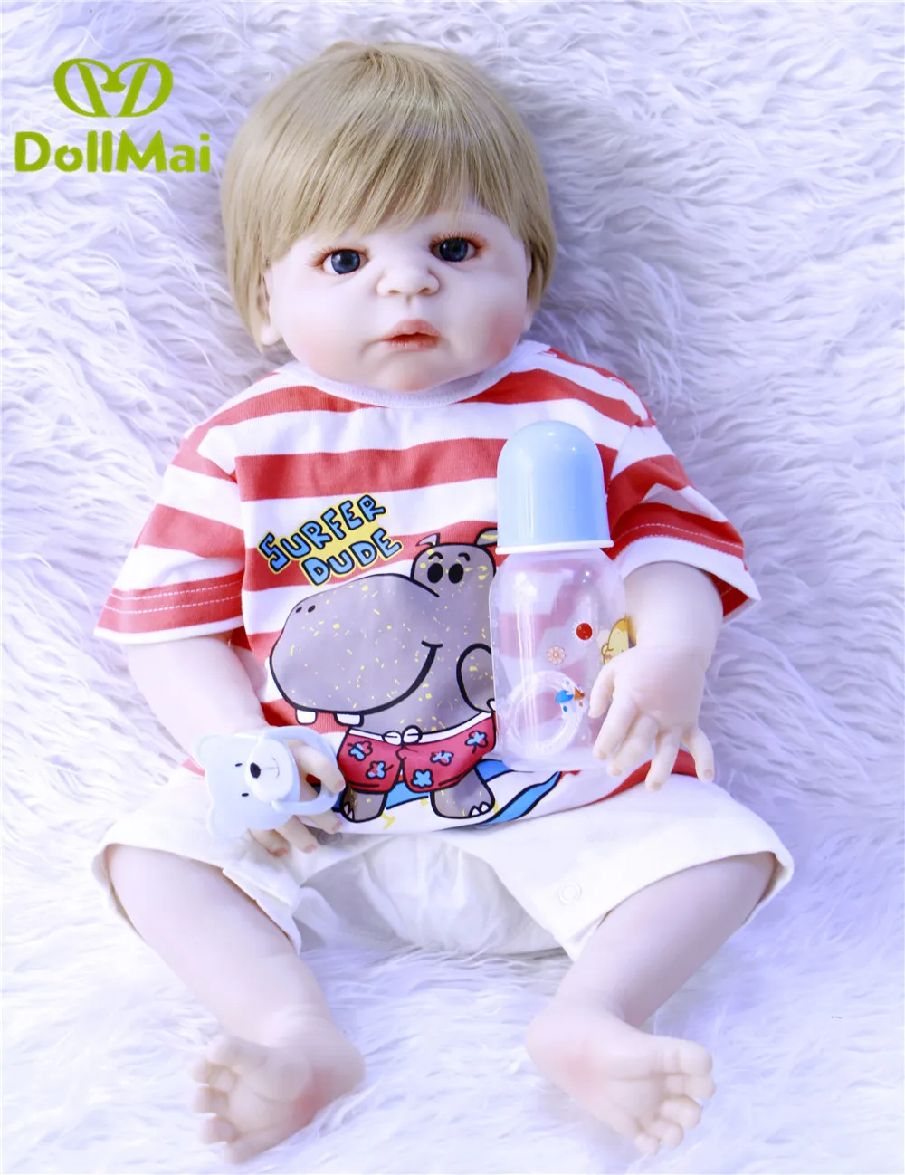 NPK 23 &quotПолное Тело силикон Reborn Baby boy Кукла реборн игрушки купаться играть дома