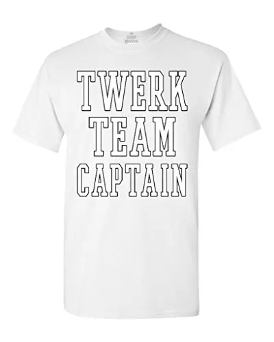 Twerk Капитан Команды Футболки Смешные Новые Люди Летние Топы отдых Рубашки