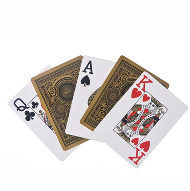 Матовые водонепроницаемые ПВХ игральные карты для покера высококачественные