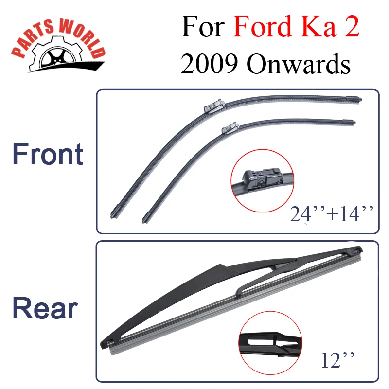 Комбинированные силиконовые резиновые передние и задние щетки стеклоочистителя