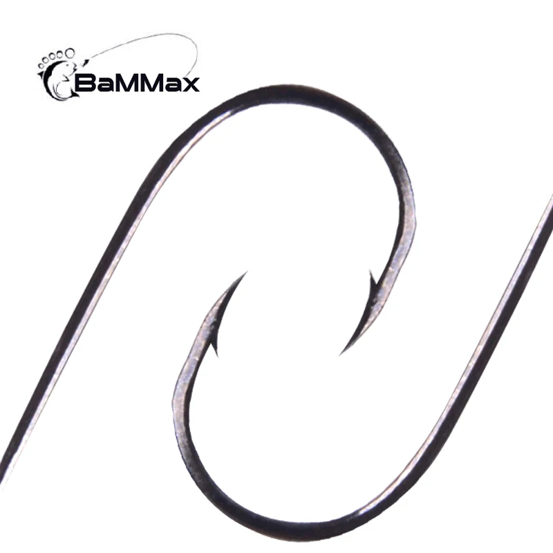 Bammax кривошипный крючок 10 шт./лот рыболовный с Пружинные булавки для Мягкая