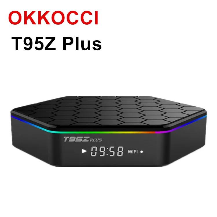 OKKOCCI T95Z ПЛЮС Android TV Box Amlogic S912 Окта основные 2 ГБ 16 6.0 Smart 2.4 Г/5 ГГц Wi Fi Bluetooth Коди IPTV