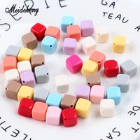acrylic square cube beads for jewelry making single hole diy craft children necklace earring parts accessories 10mm40pcs