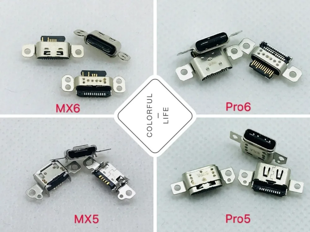 Meilan MX5/6 Pro 5/6 5pin 11pin 12pin Micro USB разъем для зарядки и передачи данных материнская плата