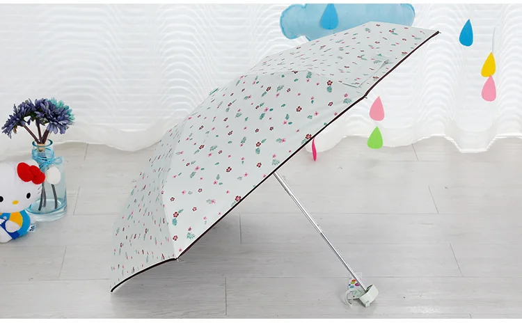Kocotree Parapluie, Женский Зонт от дождя, для женщин и мужчин, зонт с мини-карманами, маленький складной зонт для детей, мужской зонт от солнца и дождя