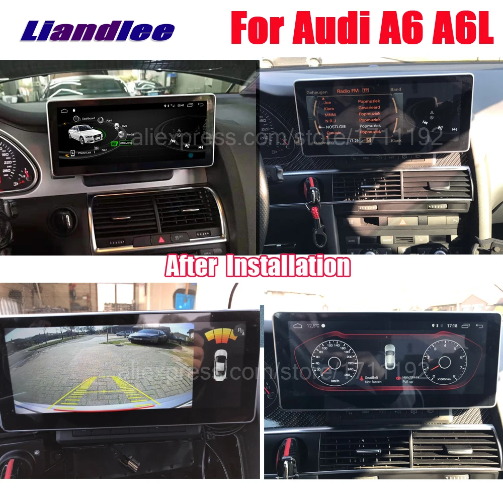 Liandlee Android для Audi A6 A6L C6 2004~ 2011 автомобильный стиль Carplay радио плеер камера экран карты gps Navi навигация