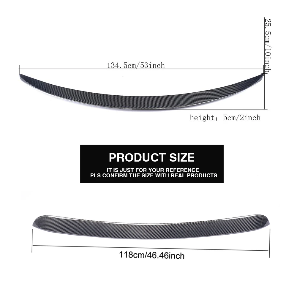Стикер GLE Class из углеродного волокна для заднего крыша крыла багажника спойлер