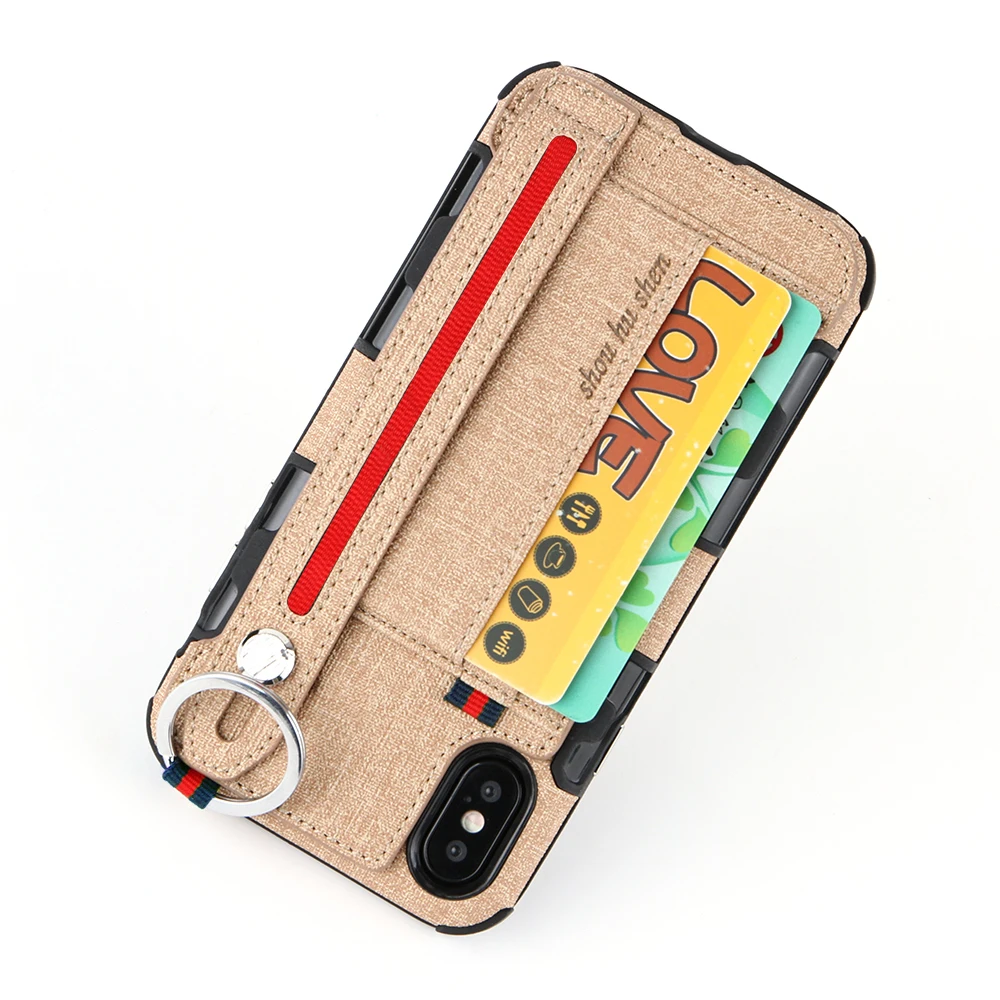 WIT @ WITACE Hands Hang Rope держатель для карт чехол телефона iPhone X XS Max XR тканевый 6 7 8 Plus Capa