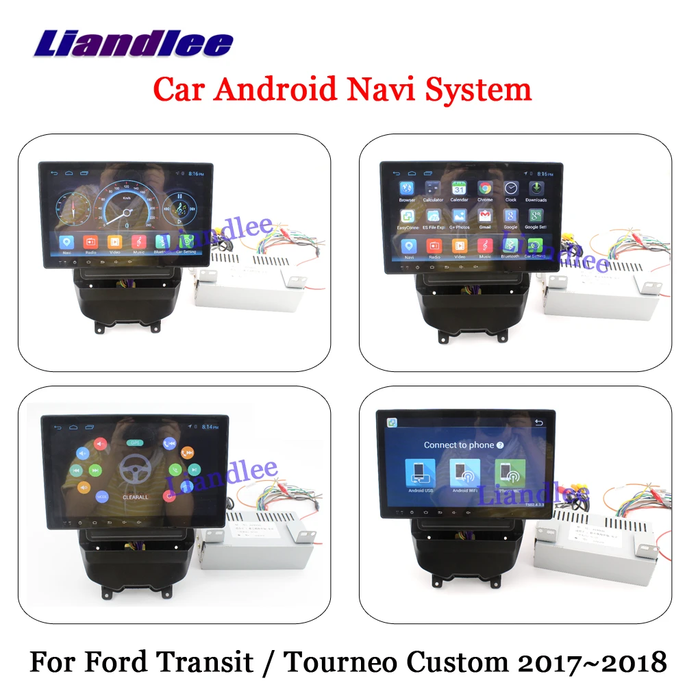 Liandlee Автомобиль Android для Ford Transit Tourneo заказной~ радио камера Carplay BT gps Navi карта навигации экран мультимедиа