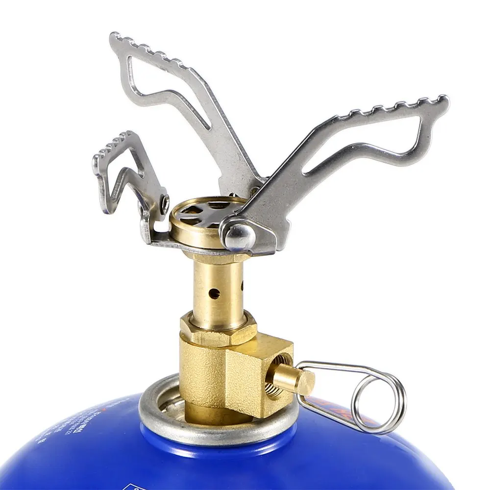 Ультралегкая уличная туристическая Портативная Складная газовая мини плита для