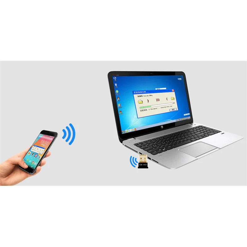 FFFAS USB Bluetooth адаптер V4.0 CSR двухрежимный Беспроводной 4 0 Dongles приемник для мыши