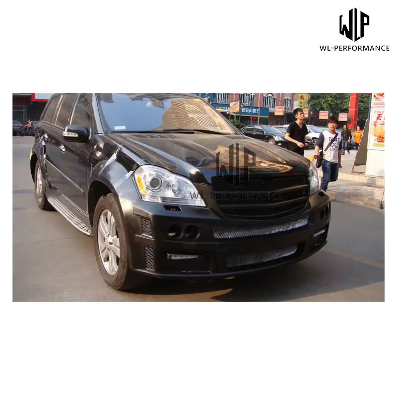 X164 GL350 GL450 GL63 FRP передний бампер задний бампер колеса брови для Mercedes-Benz X164 GL500 Brabus стиль кузова Комплект 06-12