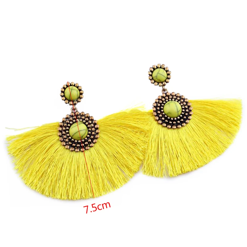 Fashion Classic Ethnic Tassel Earrings for Women Girls Party Vintage Charm Bohemian Drop Jewelry Gift Accessories | Украшения и