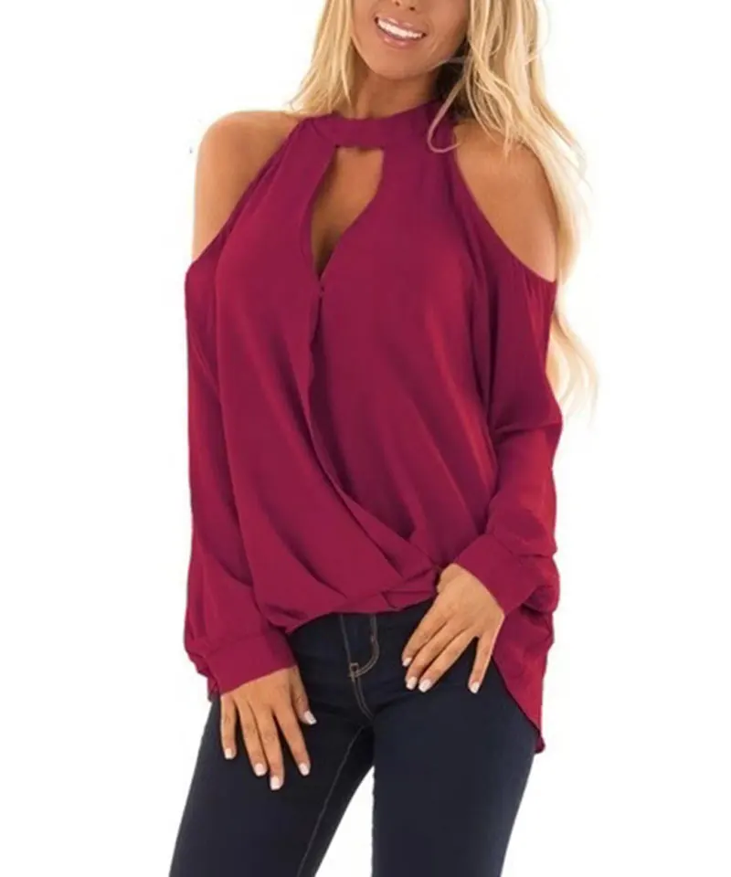 Весна Лето Новая женская футболка с круглым вырезом плиссированная сексуальная