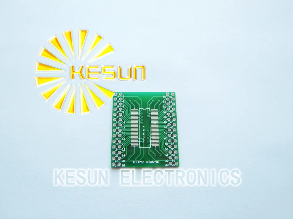 10 шт. TSSOPII TSSOP56 поворотный DIP56 56pin SDRAM 0,635 мм/0,8 мм IC адаптер гнездо/плата адаптера PCB