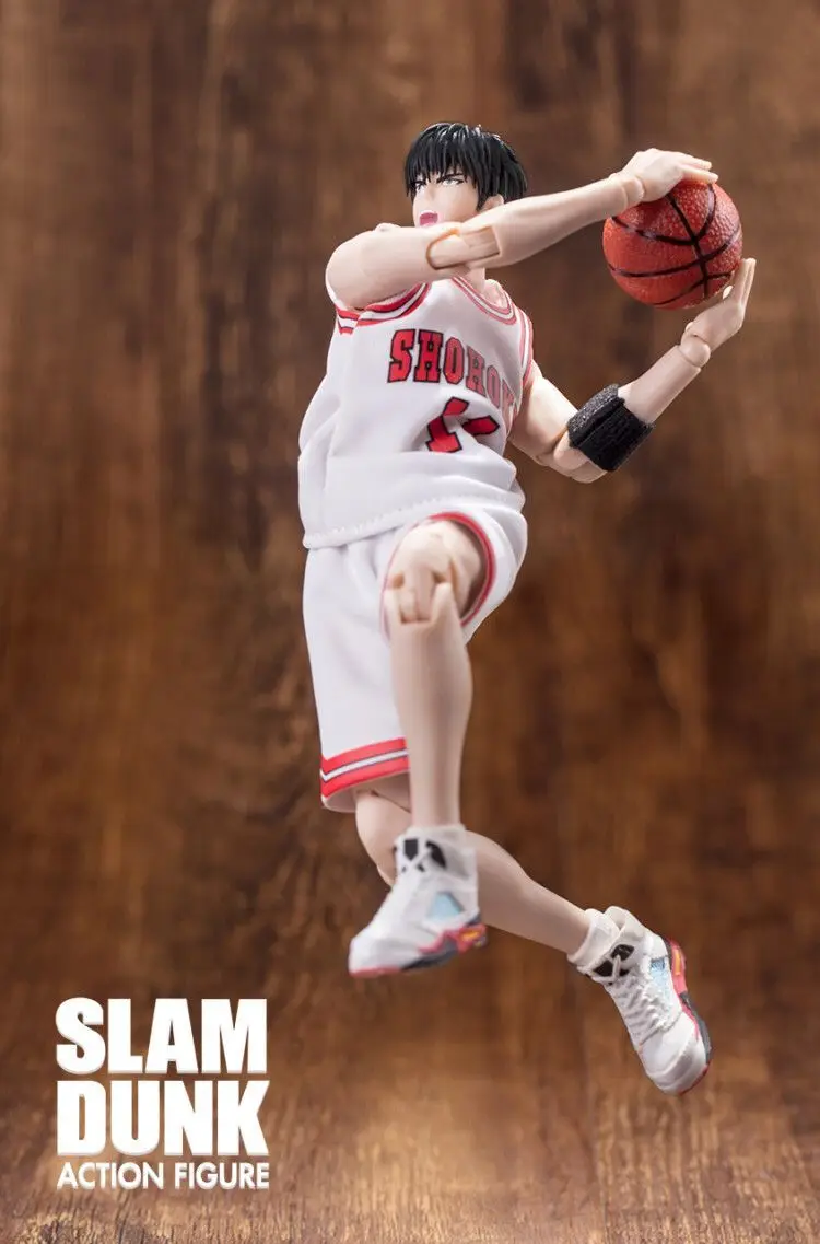 Dasin GT Модель 6 дюймов фигурка аниме Slam Dunk Shohoku Rukawa Kaede white ND033 | Игрушки и хобби