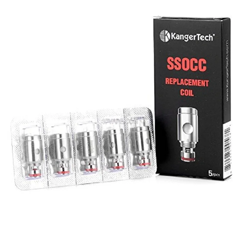 5 шт. 100% оригинальная Kangertech ssocc kanger Вертикальная сменная катушка головка для
