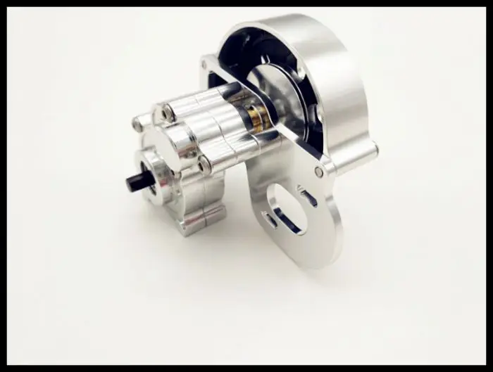 RC Crawler SCX10 цельнометаллическая Коробка передач/центральный ящик передач для 1/10